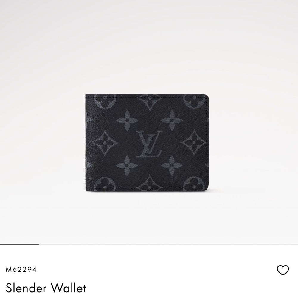 Louis Vuitton Eclipse Monogram Wallet